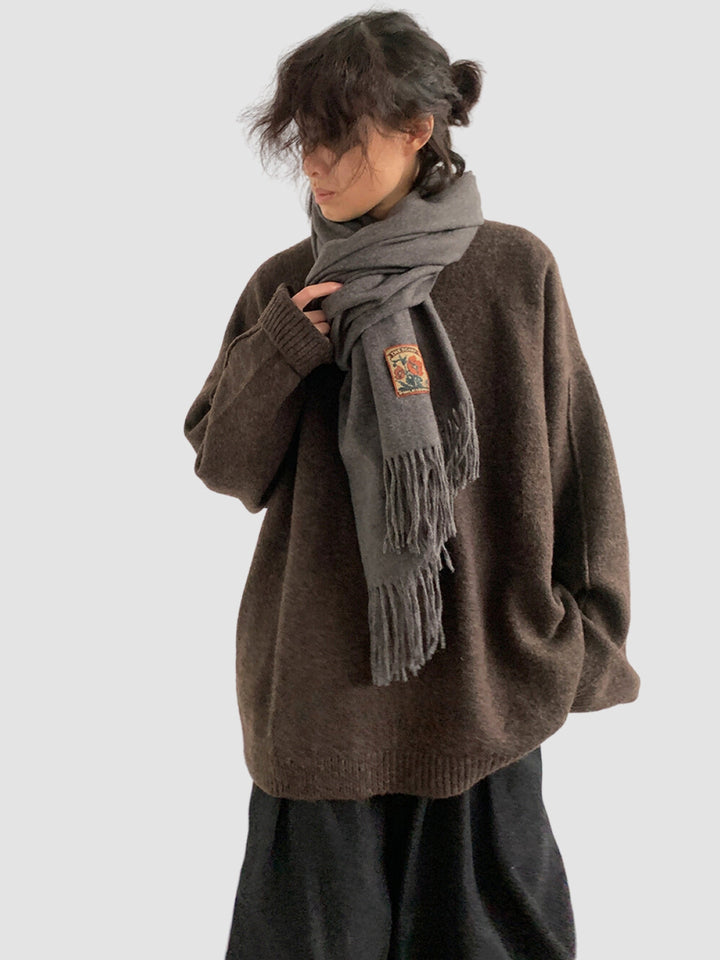 Elina | Women's scarf with tassle