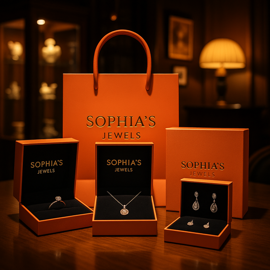 Carmen | Women’s jewelry set with emerald teardrop pendant and earrings