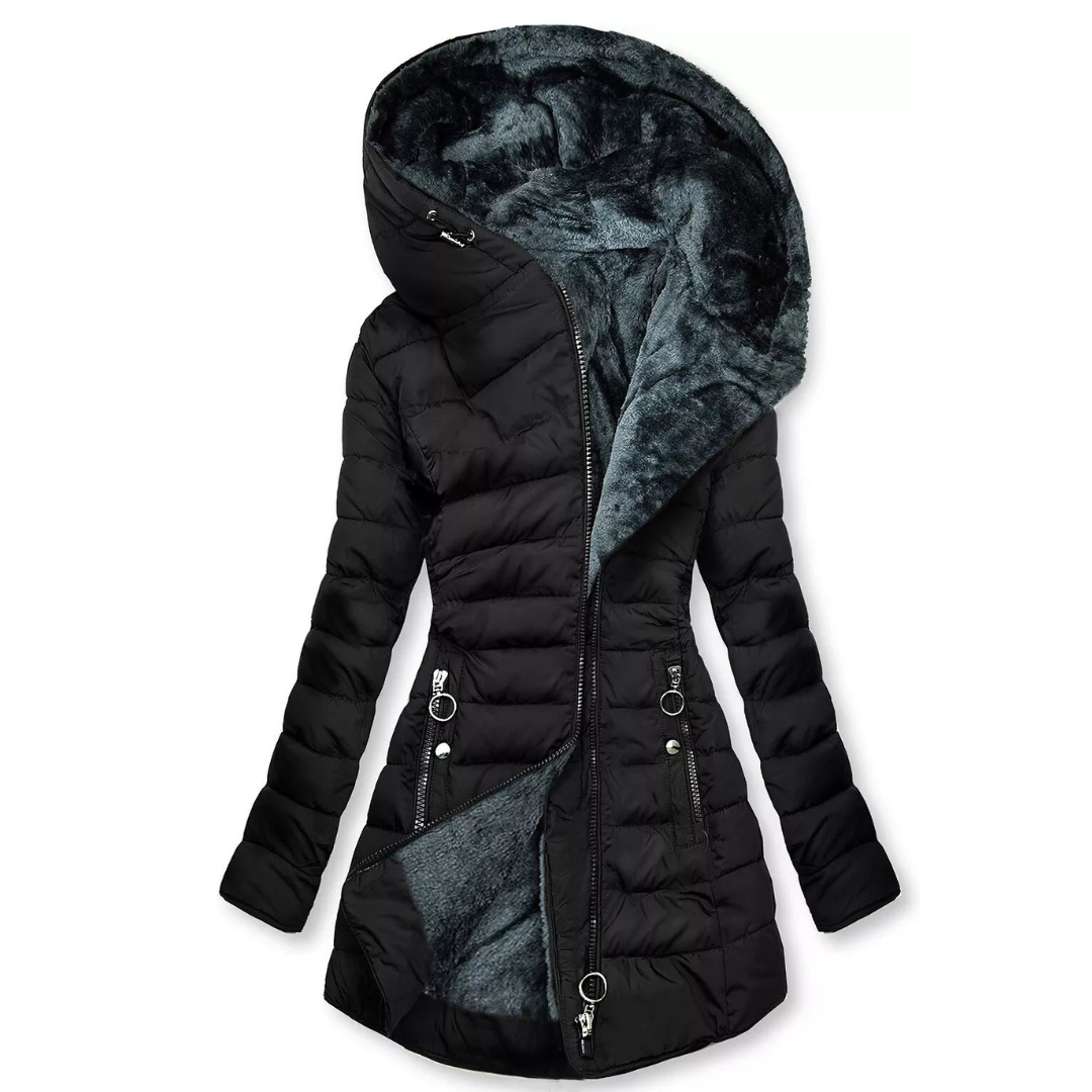 Luz | Women’s faux fur hooded  lined waterproof puffer coat