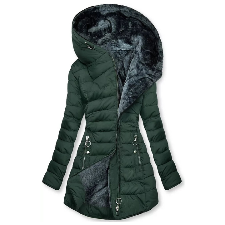 Luz | Women’s faux fur hooded  lined waterproof puffer coat