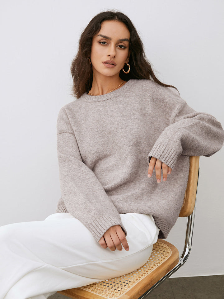 Avery | Women’s sweater with ribbed hem design