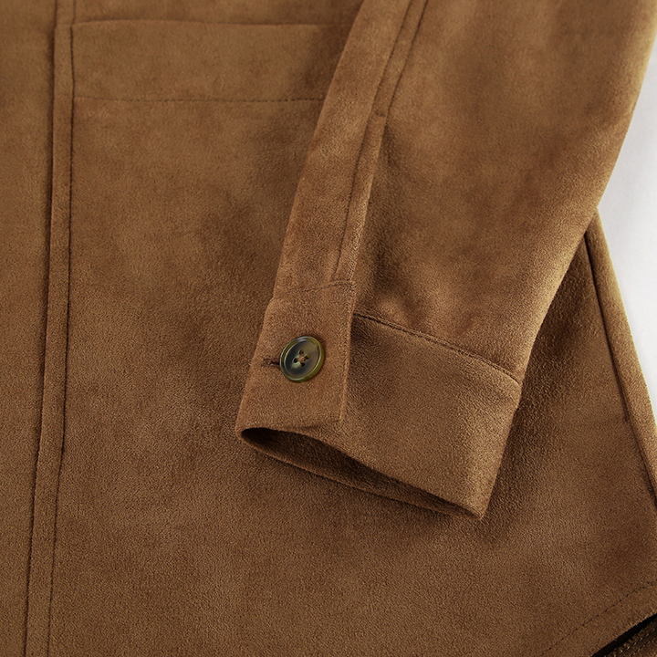 Thea | Women’s oversized coat with classic collar and relaxed silhouette
