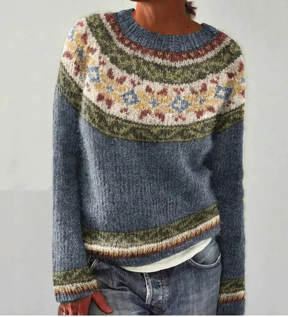 Silvia | Women's retro knitted sweater