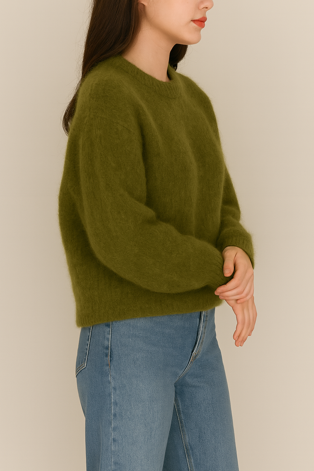 Frida | Women's fuzzy knit oversized sweater