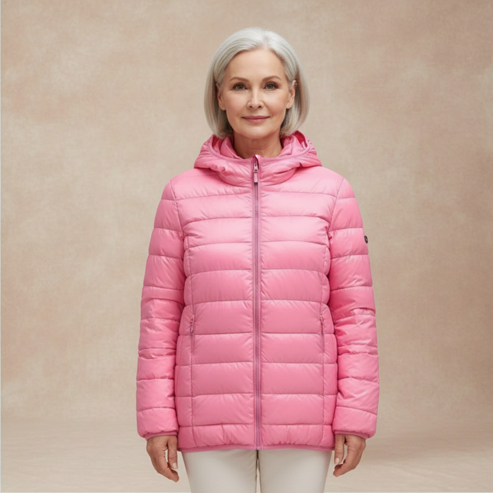 Ashley | Women’s lightweight waterproof hooded puffer jacket
