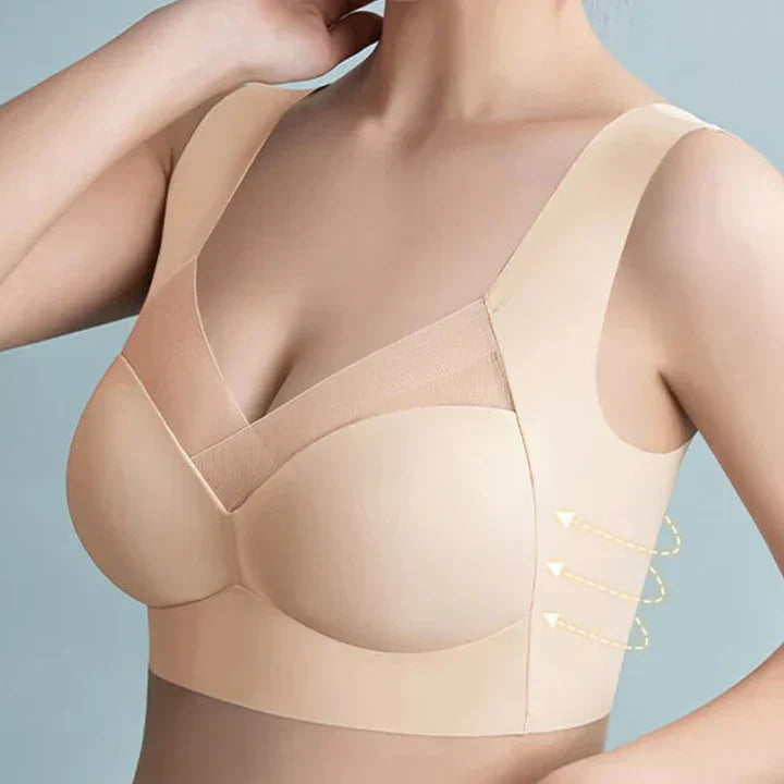 Ayesha | Women’s seamless v-neck bra with wide straps