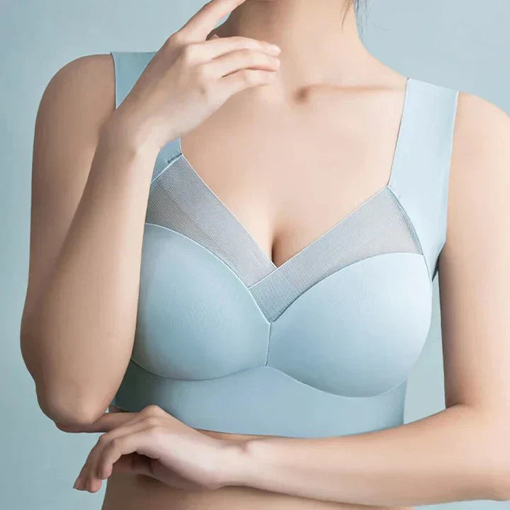 Ayesha | Women’s seamless v-neck bra with wide straps