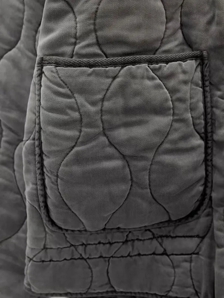 Maelynn | Women’s quilted padded jacket with wave stitching