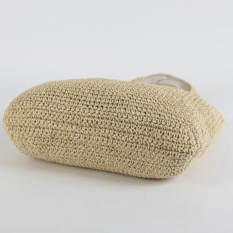 Kaylee | Women’s tote bag with wicker design and interior pocket