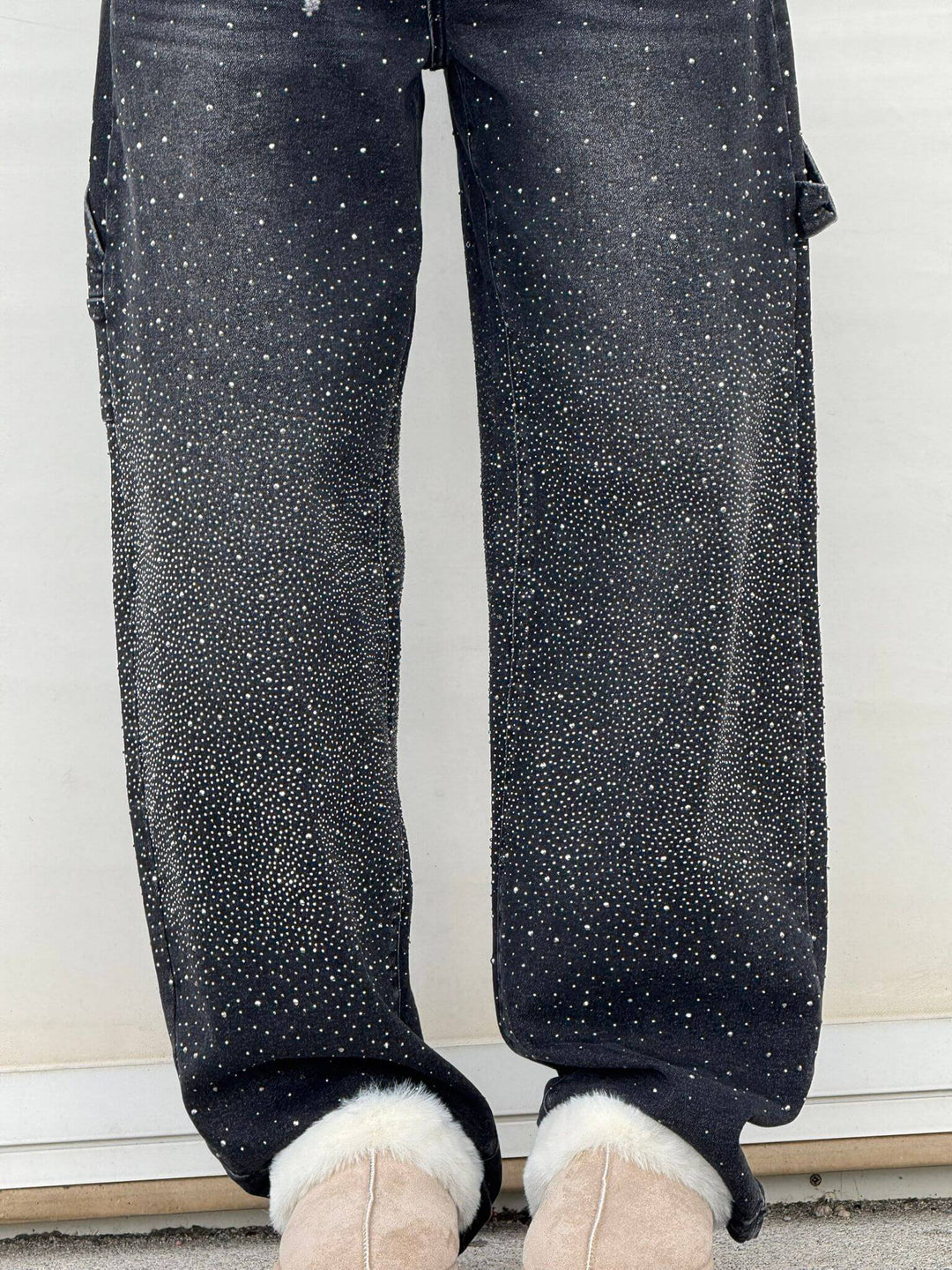 Rafaela | Balloon fit jeans with diamant details