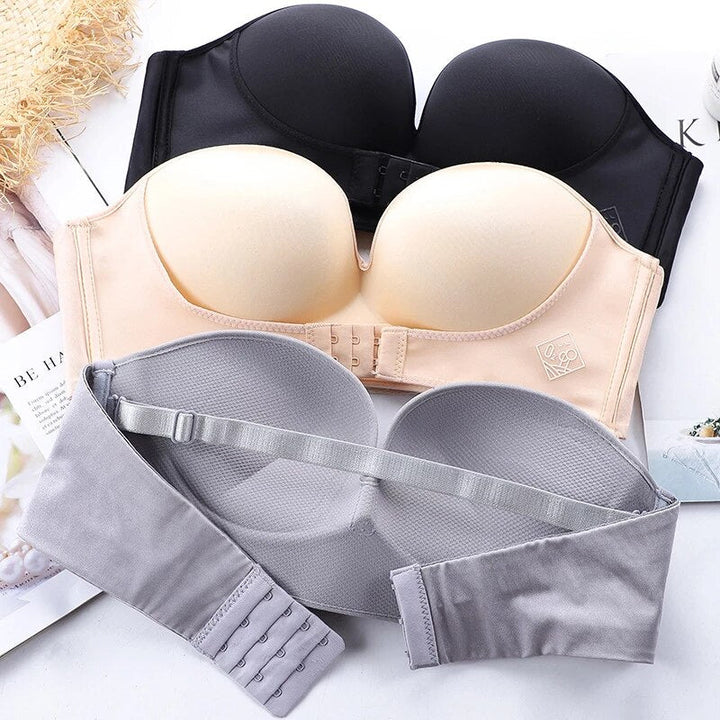 Ariana | Strapless bra with front closure and smooth finish