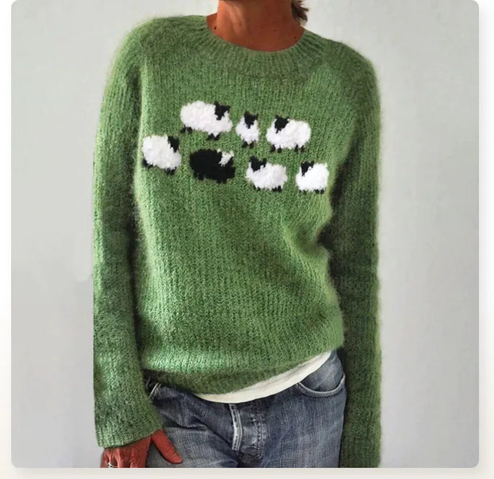 Silvia | Women's retro knitted sweater