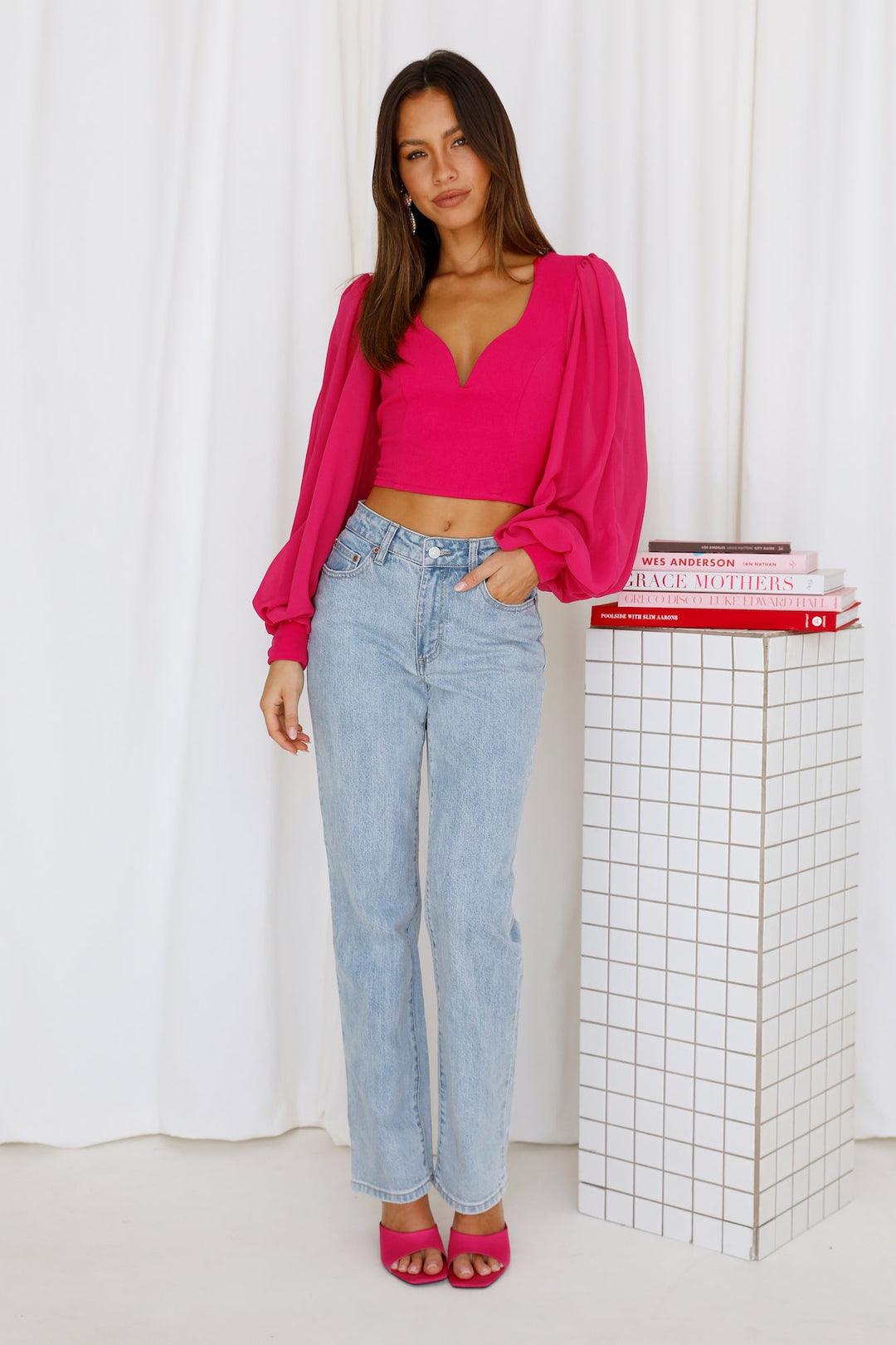 Dolly | Women’s high-rise straight leg denim jeans with classic fit