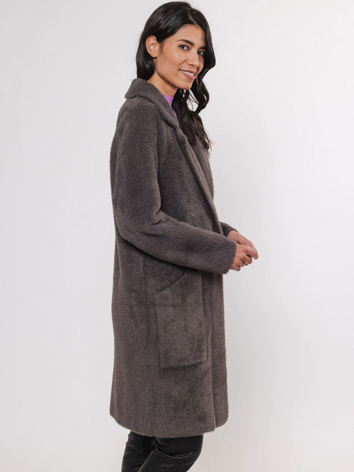 Margaret | Women’s double-breasted faux fur coat