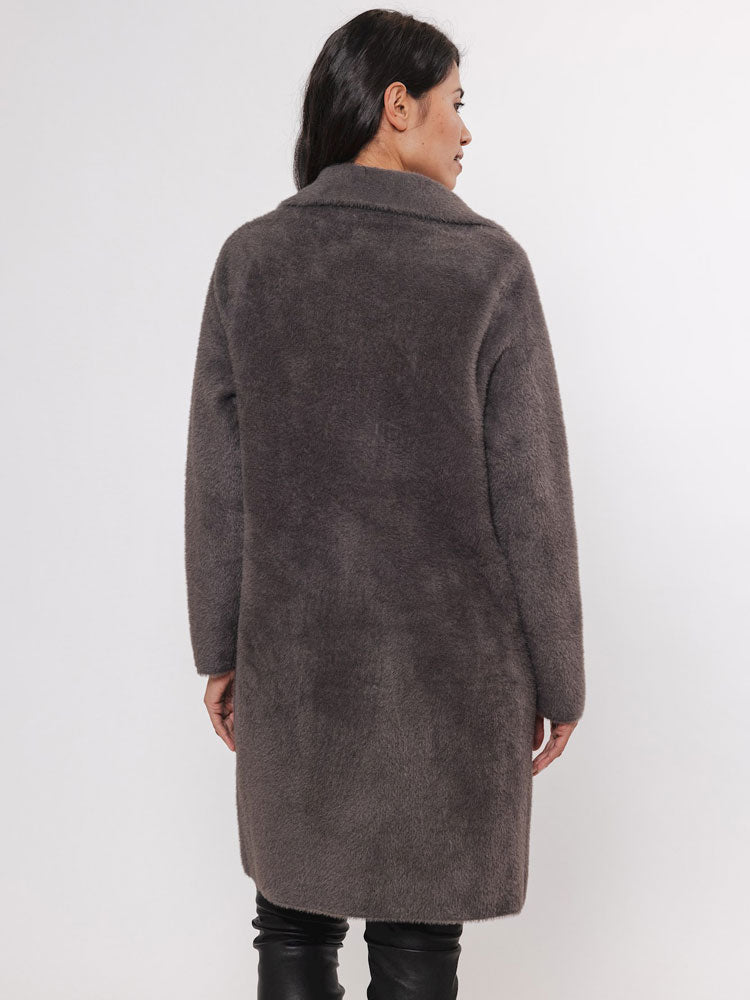 Margaret | Women’s double-breasted faux fur coat