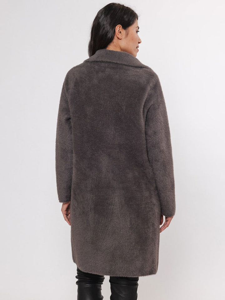 Margaret | Women’s double-breasted faux fur coat