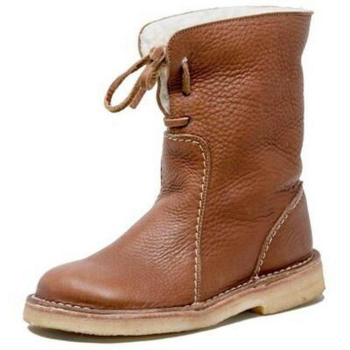 Eleanor | Women’s cozy shearling-lined leather winter boots