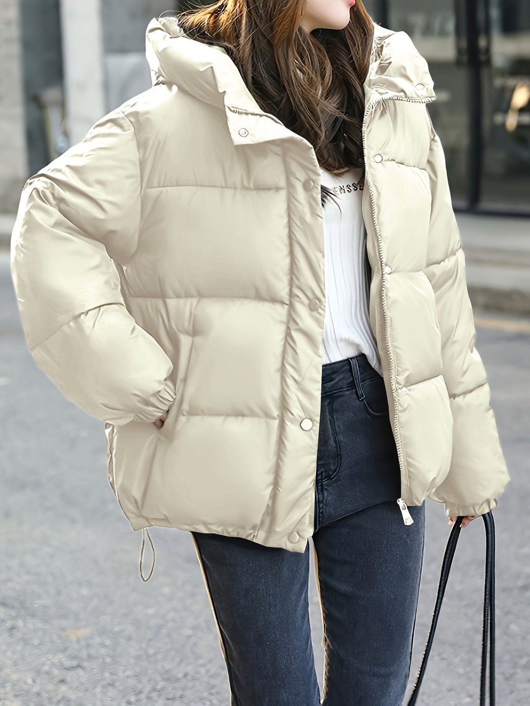 Amelie | Women’s lightweight hooded puffer jacket