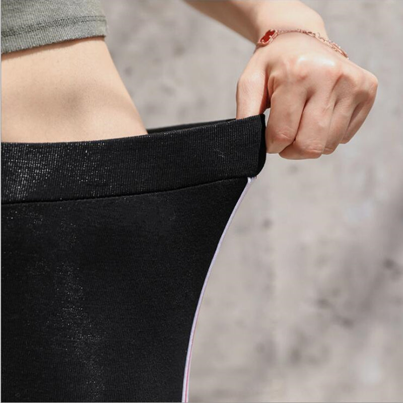 Angel | Women’s striped sports leggings with ankle-length fit