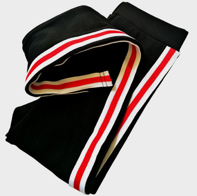 Angel | Women’s striped sports leggings with ankle-length fit