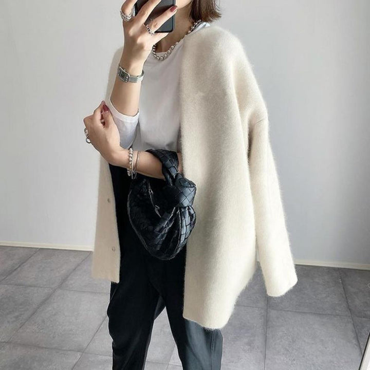 Aisling | Women's long wool cardigan