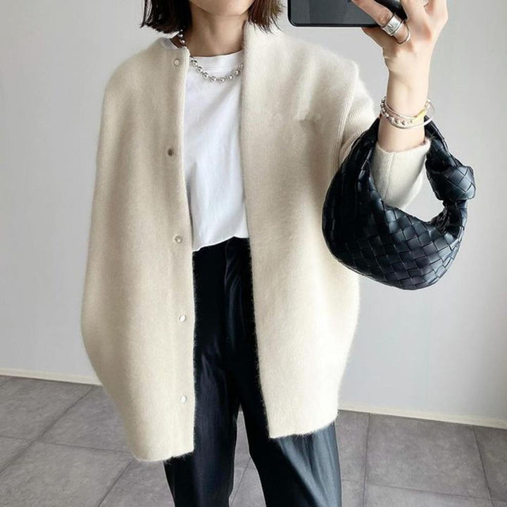 Aisling | Women's long wool cardigan