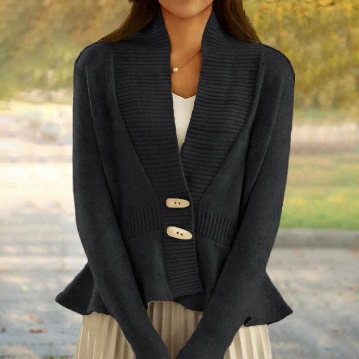 Kylie | Women’s scandinavian-style v-neck button cardigan