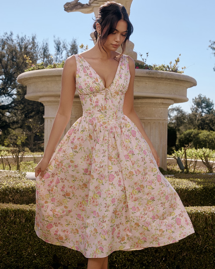 Grace | Women’s timeless floral midi dress