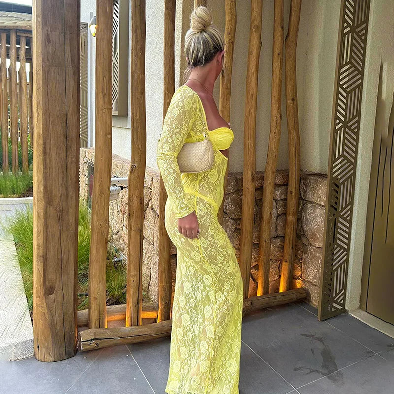 Leah | Women’s zestlace reveal dress with lace panels
