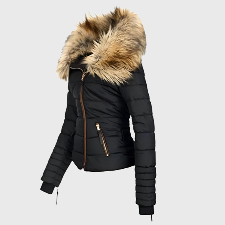 Paulina | Women’s faux fur hooded puffer jacket