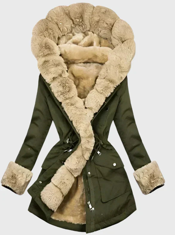 Mikayla | Women’s faux fur lined hooded parka jacket
