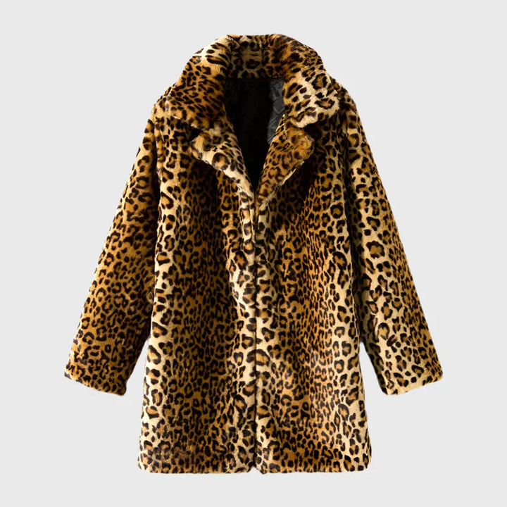 Laurel | Women’s leopard faux fur coat