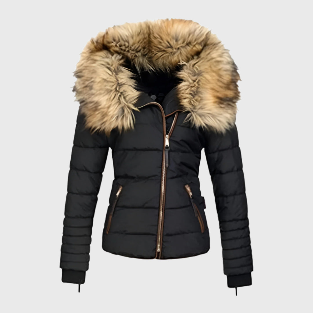 Paulina | Women’s faux fur hooded puffer jacket