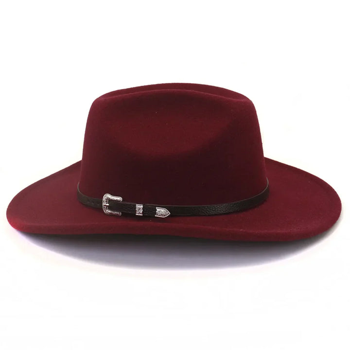 Rizza | Women's cowboy felt hat with silver buckle detail