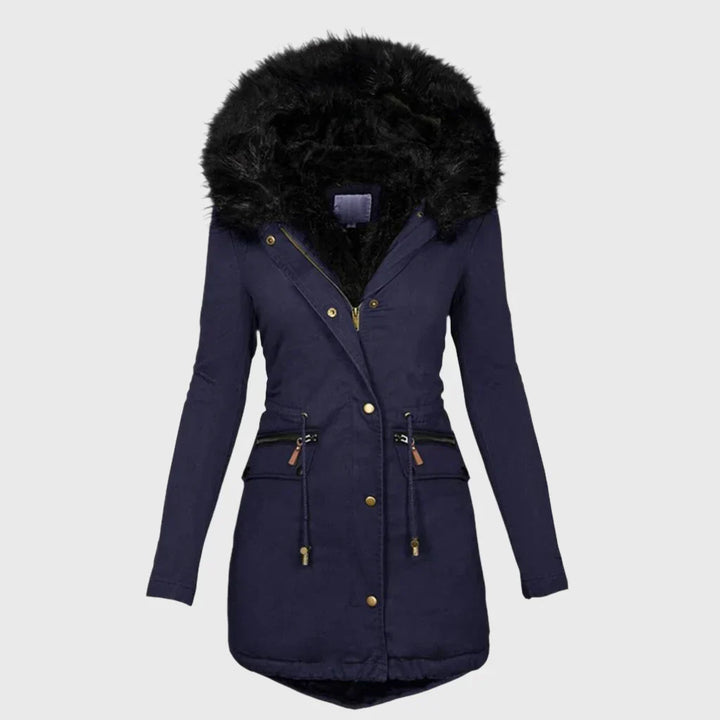 Ailany | Women’s faux fur hooded parka coat