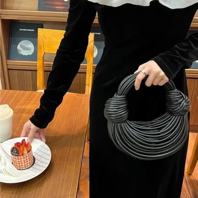 Dakota | Women’s crossbody wrap bag with sculptural design and detachable strap
