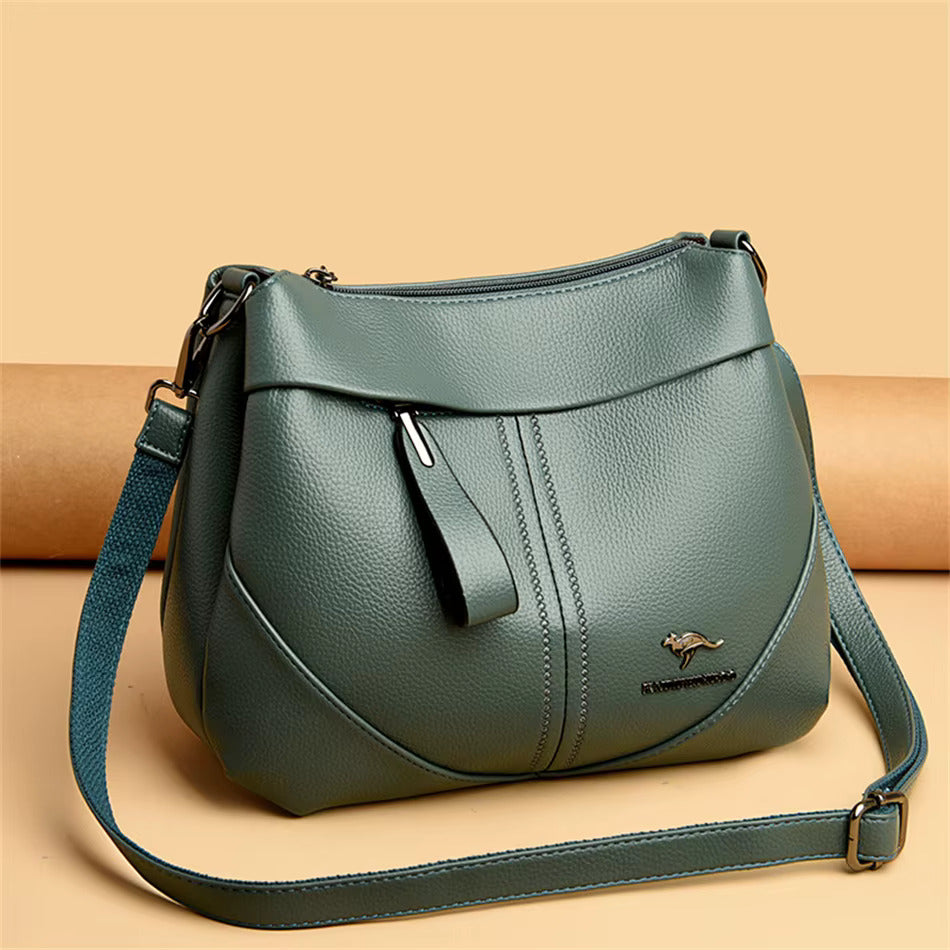 Julie | Women’s classic shoulder bag with adjustable strap and zip pocket