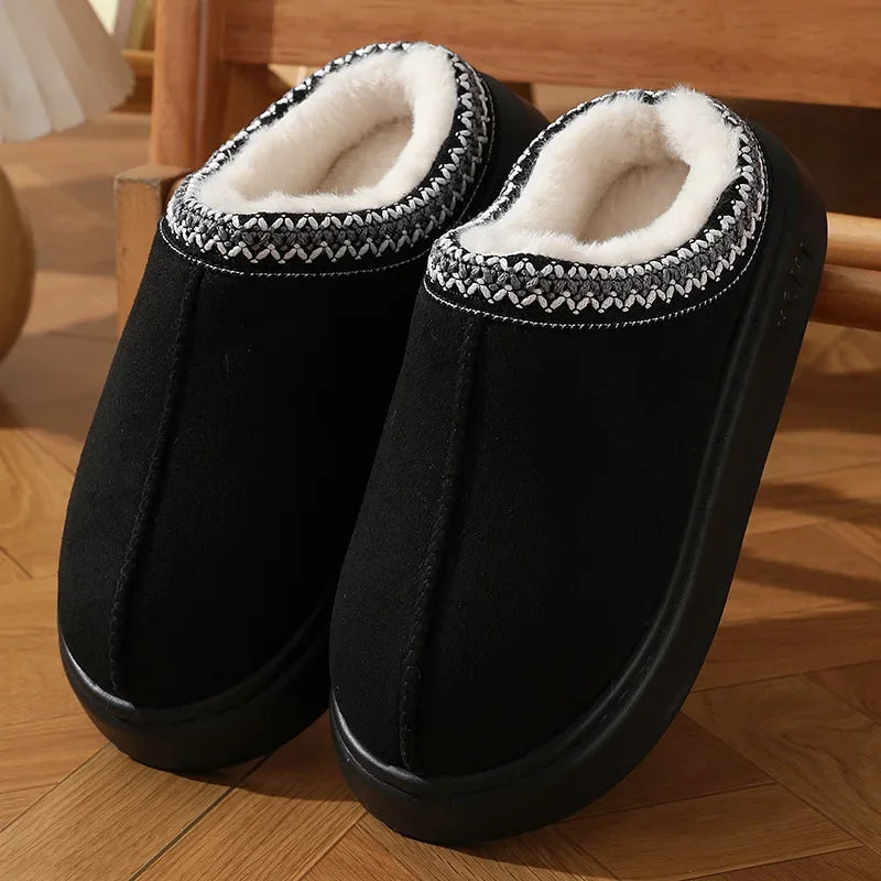 Aleyna | Women’s fluffy platform winter slippers