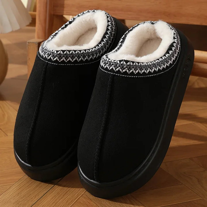 Aleyna | Women’s fluffy platform winter slippers