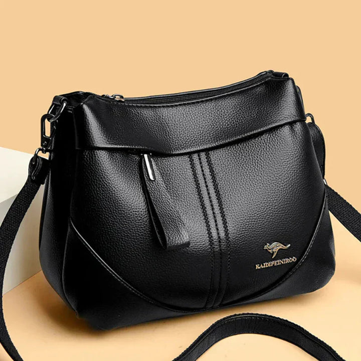 Julie | Women’s classic shoulder bag with adjustable strap and zip pocket