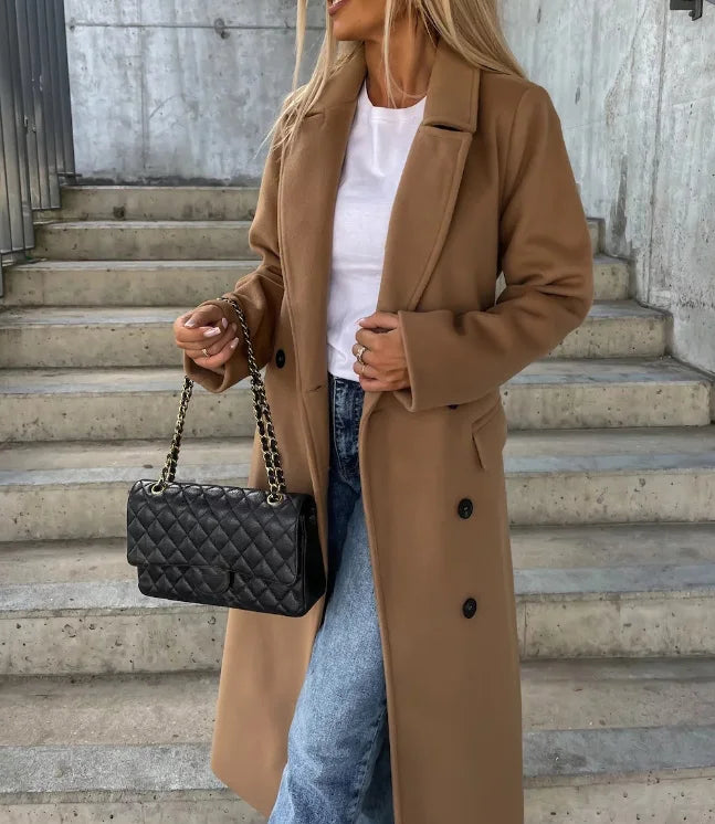 Jaliyah | Women’s belted trench coat with double-breasted design