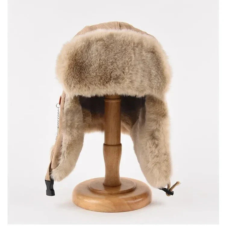 Nicole | Women's faux fur-lined trapper hat