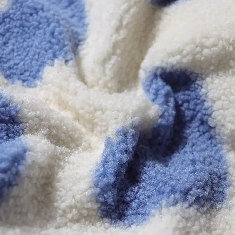 Katya | Women’s reversible heart fleece jacket