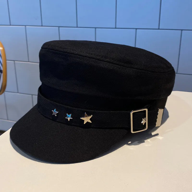 Brenda | Women’s cadet cap with star embellishments