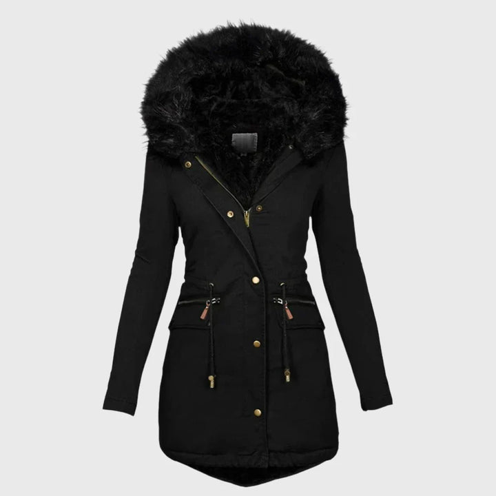 Ailany | Women’s faux fur hooded parka coat
