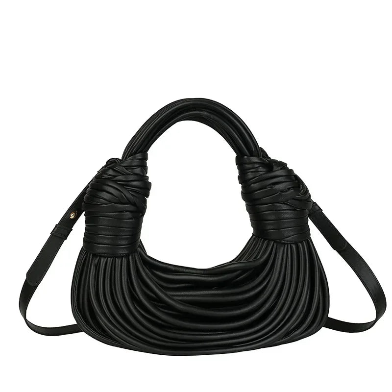 Dakota | Women’s crossbody wrap bag with sculptural design and detachable strap