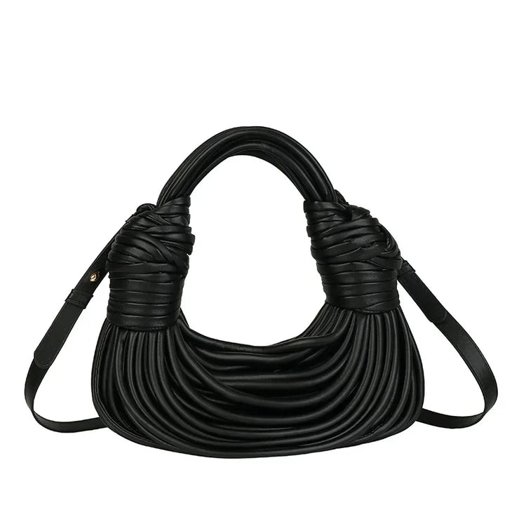 Dakota | Women’s crossbody wrap bag with sculptural design and detachable strap