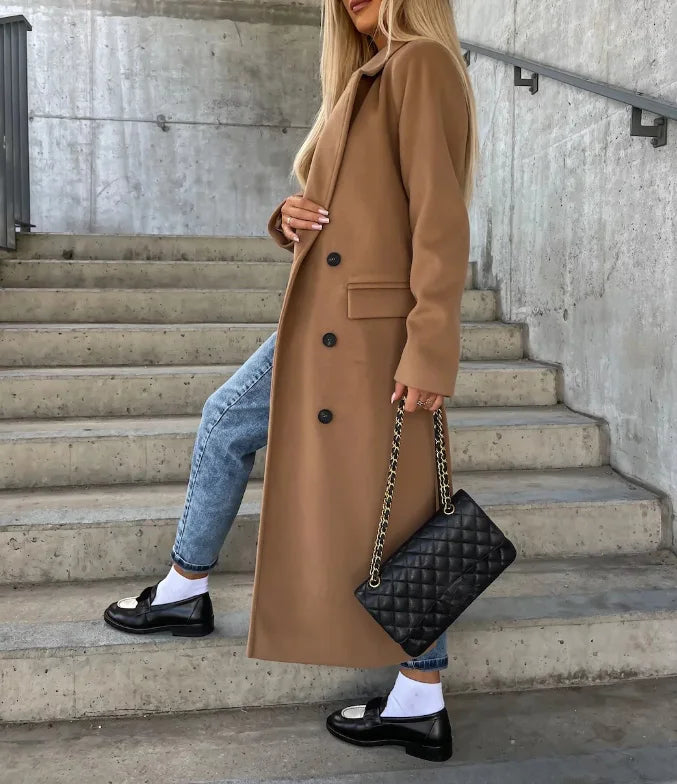 Jaliyah | Women’s belted trench coat with double-breasted design