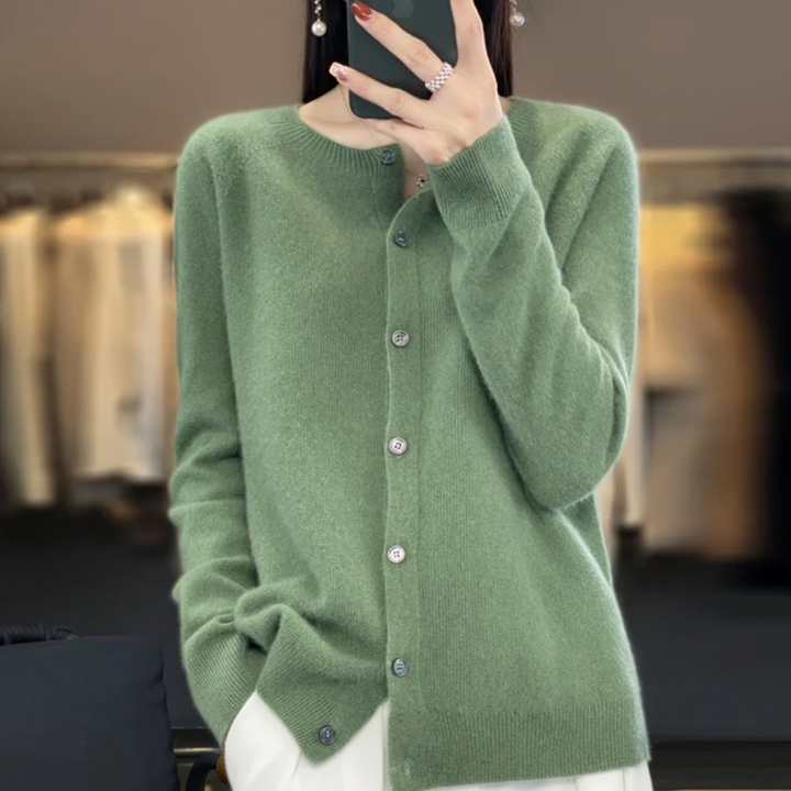 Mara | Women’s knit cardigan with button-down design and timeless silhouette