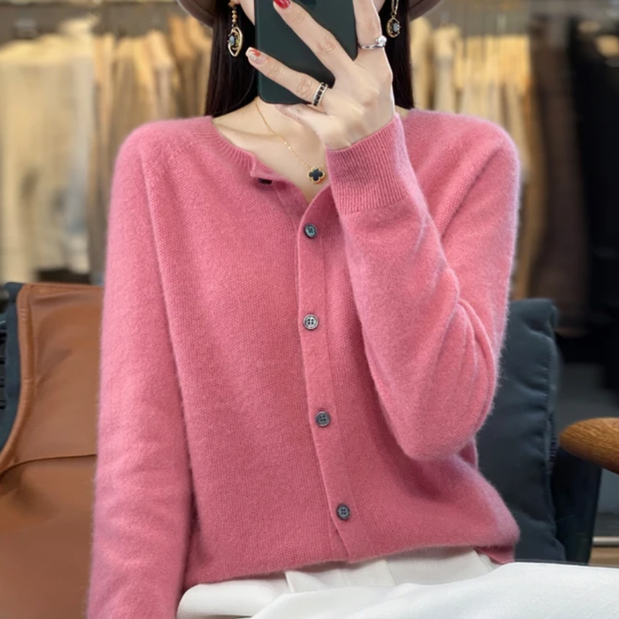 Mara | Women’s knit cardigan with button-down design and timeless silhouette